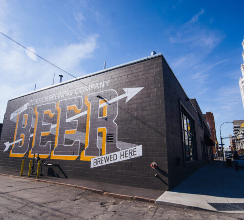 exterior beer mural scaled 500x450 - About