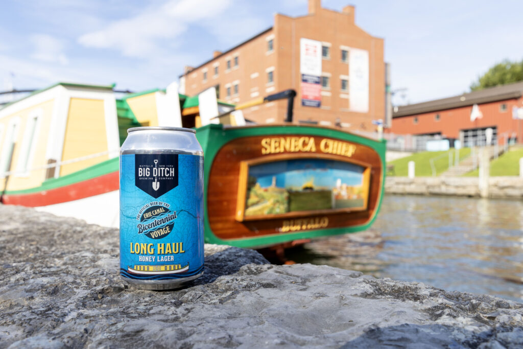 Long Haul Honey Lager and The Erie Canal Boat Seneca Chief