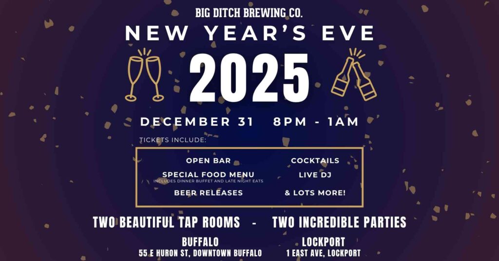 NYE 2025 FB EVENT Both Taprooms jpg 1024x536 - NYE PARTIES AT BOTH TAP ROOMS!