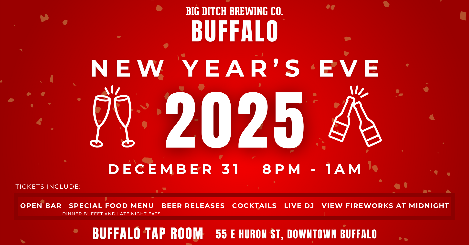 NYE 2025 FB Event Buffalo - New Year's Eve Buffalo