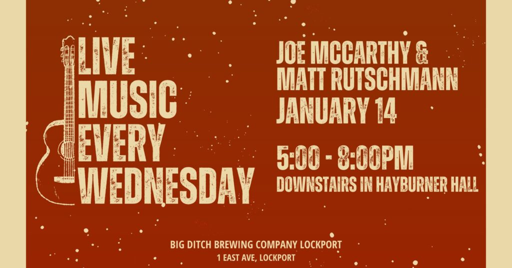 LP music Jan14 1024x536 - Live Music in Lockport - Downstairs in HayBurner Hall