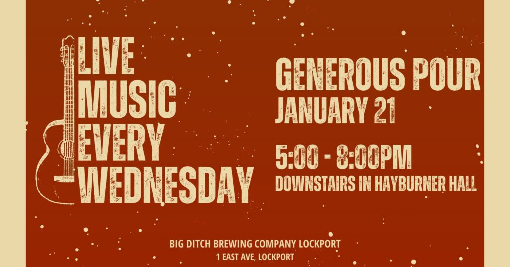 LP music Jan21 1024x536 - Live Music in Lockport - Downstairs in HayBurner Hall